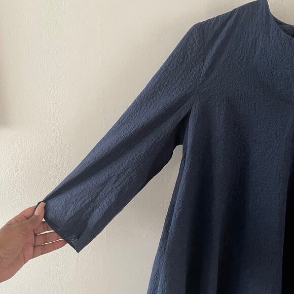 Ter Et Bantine Swing Top Womens 4 Blue Lagenlook Minimalist Casual Basic Simple - Picture 3 of 7